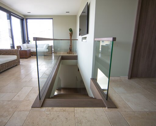 Faltwerk REACH - gerade Faltwerktreppe aus Holz freitragend Siller Treppen 6