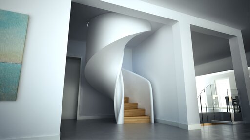 Tornado - Spindeltreppe TORNADO Design