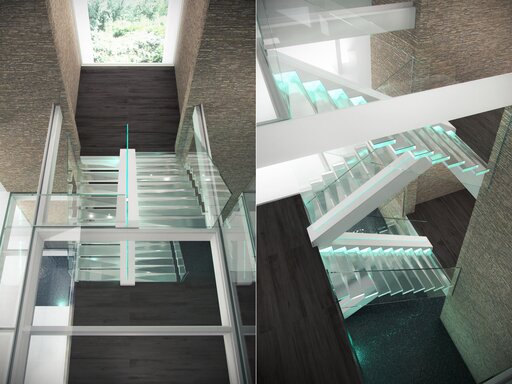 Crystal - Royal Oaks Kragarmtreppen aus Acryl 1 Kopie
