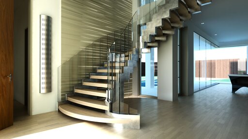 Cobra Silber - massive Treppen Florida