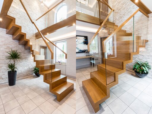 Faltwerk Royal - faltwerktreppen modern Siller Treppen 2 klein