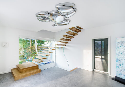 Schwebende Wellen - schwebende Treppe von Siller Welle Design